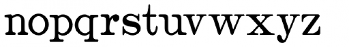 Catalog Serif Condensed JNL Font LOWERCASE