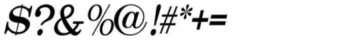 Catalog Serif Condensed Oblique JNL Font OTHER CHARS