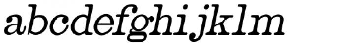 Catalog Serif Condensed Oblique JNL Font LOWERCASE