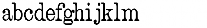Catalog Serif Extra Condensed JNL Font LOWERCASE