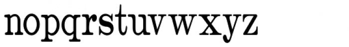 Catalog Serif Extra Condensed JNL Font LOWERCASE