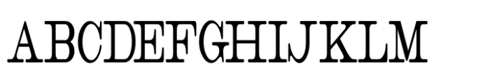 Catalog Serif UC JNL Font UPPERCASE