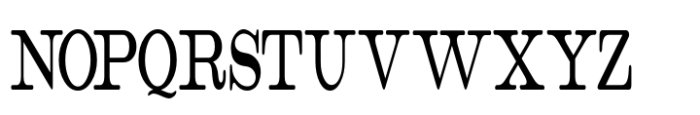 Catalog Serif UC JNL Font UPPERCASE