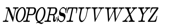 Catalog Serif UCOb JNL Font UPPERCASE