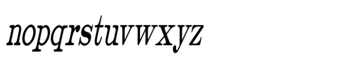 Catalog Serif UCOb JNL Font LOWERCASE