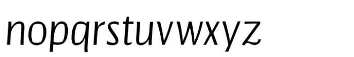 Catalyst Book Italic Font LOWERCASE