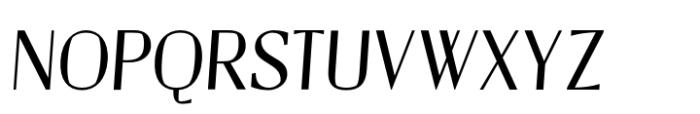 Catalyst Display Italic Font UPPERCASE