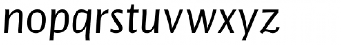 Catalyst Medium Italic Font LOWERCASE