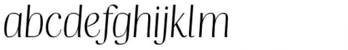 Catalyst Thin Display Italic Font LOWERCASE
