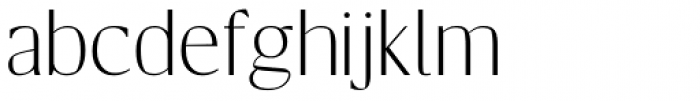 Catalyst Thin Display Font LOWERCASE