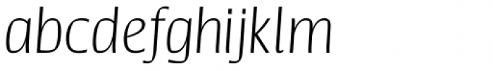 Catalyst Thin Italic Font LOWERCASE