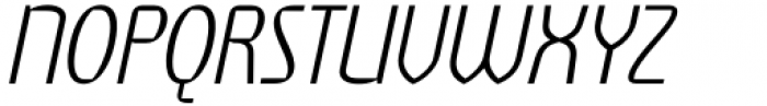 Catapult Light Italic Font UPPERCASE