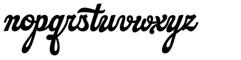 Catchland Font LOWERCASE