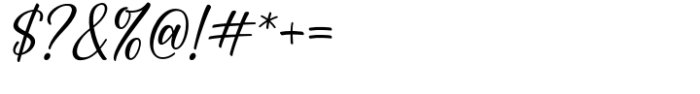 Catchy Bellonia Regular Font OTHER CHARS