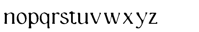Catelyn Blur Regular Font LOWERCASE