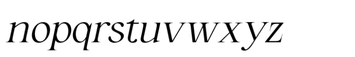 Catelyn Italic Font LOWERCASE