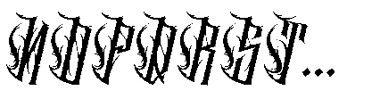 Cathedrave Italic Font UPPERCASE