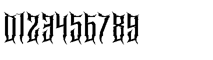 Cathedrave Regular Font OTHER CHARS