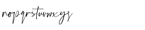 Cathelia Inked Font LOWERCASE
