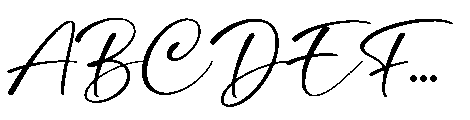 Cathelink Font UPPERCASE