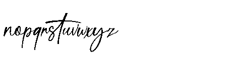 Cathelink Font LOWERCASE