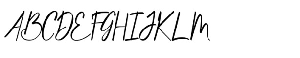 Catherina Signature Font UPPERCASE
