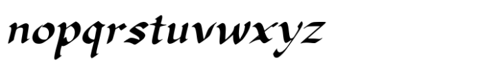 Catherynami Italic Font LOWERCASE
