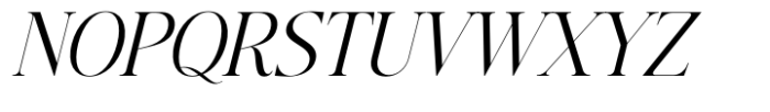 Cathiren Italic Font UPPERCASE