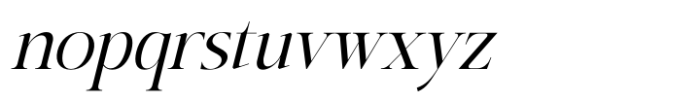 Cathiren Italic Font LOWERCASE