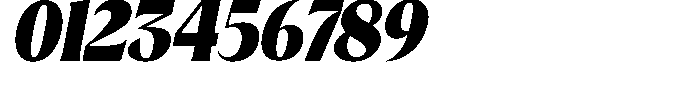 Catiler Black Italic Font OTHER CHARS