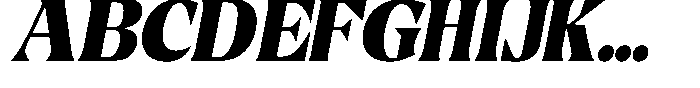 Catiler Black Italic Font UPPERCASE