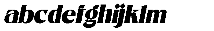 Catiler Black Italic FONT