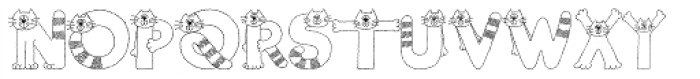 Cats Font LOWERCASE