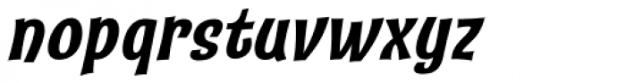 Catseye Bold Italic Font LOWERCASE