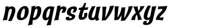 Catseye Cyrillic Bold Italic Font LOWERCASE