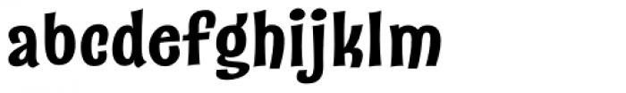 Catseye Cyrillic Bold Font LOWERCASE