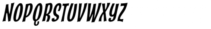 Catseye Narrow Italic Font UPPERCASE