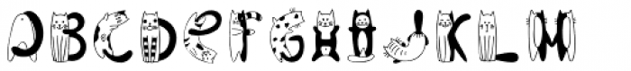 Catsme  Black Font LOWERCASE