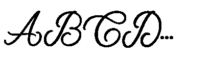 Cattalague Font UPPERCASE