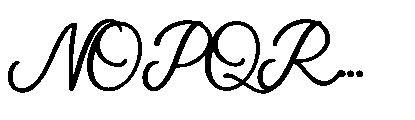 Cattalague Font UPPERCASE