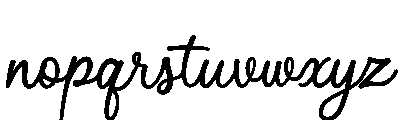 Cattalague Font LOWERCASE