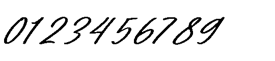 Cattalone Italic Font OTHER CHARS