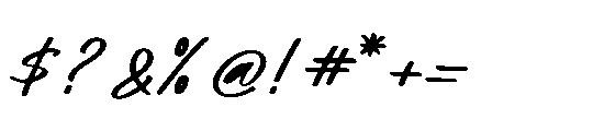 Cattalone Regular Font OTHER CHARS