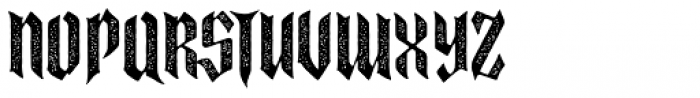 Cattedrale Rough Font UPPERCASE