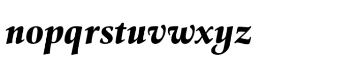 Cattigan Black Italic Font LOWERCASE