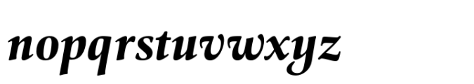 Cattigan Extrabold Italic Font LOWERCASE
