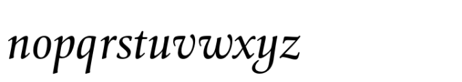 Cattigan Italic Font LOWERCASE