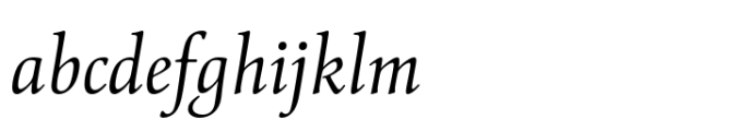 Cattigan Light Italic Font LOWERCASE