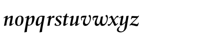 Cattigan Medium Italic Font LOWERCASE