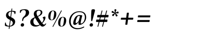 Cattigan Semibold Italic Font OTHER CHARS